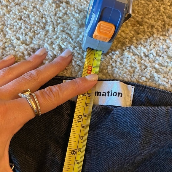 Reformation Women’s Skinny Jeans Charcoal Size 24 High Rise Zipper Detail - Picture 6 of 9